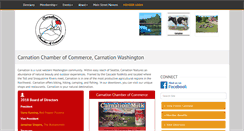 Desktop Screenshot of carnationchamber.com